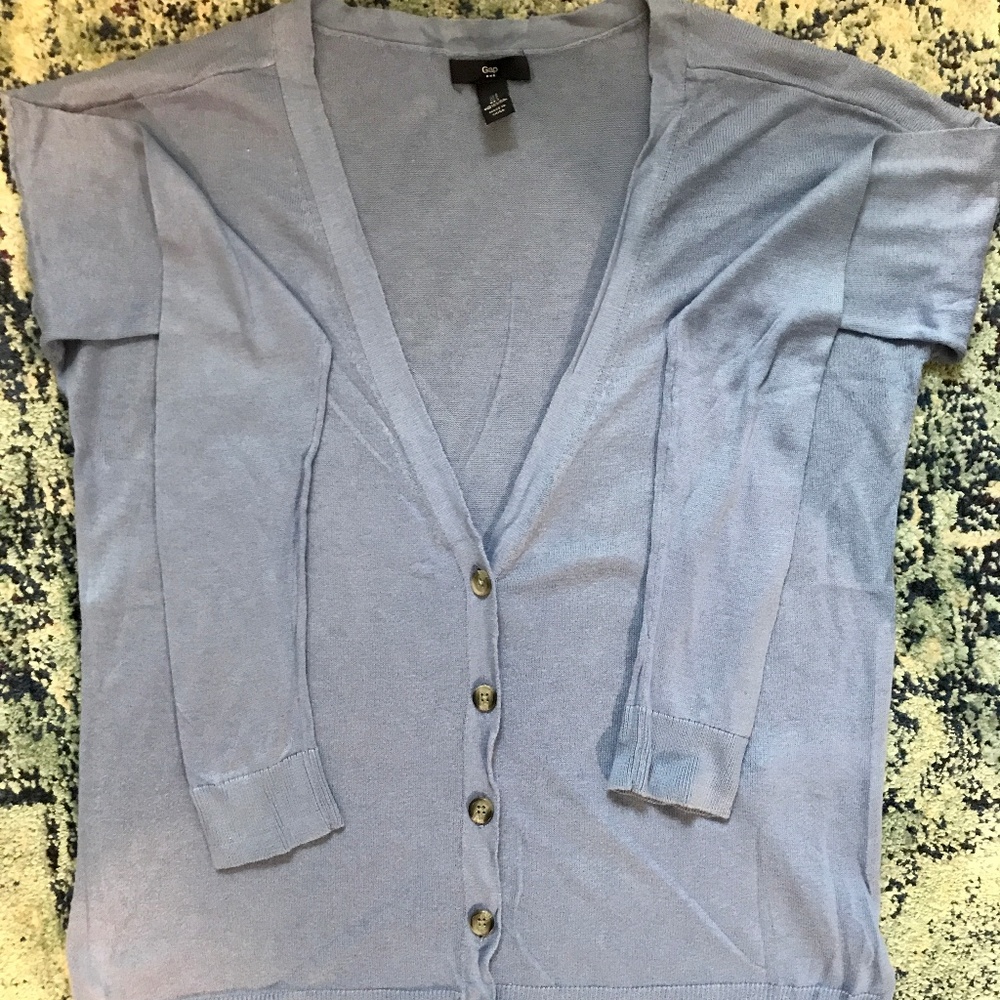 Gap Blue Cardigan